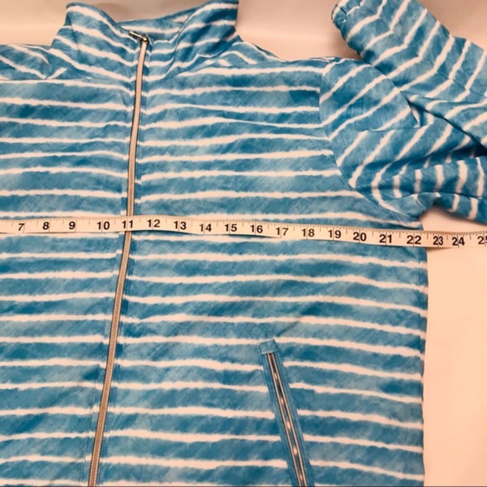 Lauren Ralph Lauren Sportswear Nautical Windbreaker Jacket Sz L - Picture 10 of 13